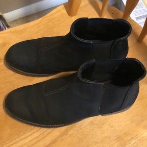 Black leather booties/Josef Seibel